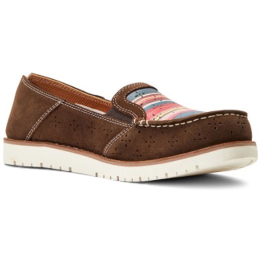 BRAND NEW WITH BOX. ARIAT WOMEN'S SERAPE STRIPE 360 CASUAL SLIP-ON CRUISER